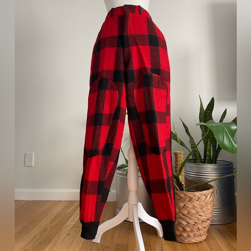 Vintage 50s Deadstock Woolrich Buffalo Plaid Hunting Pants